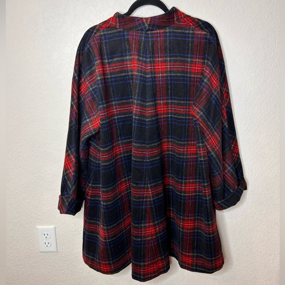 THE GREAT. Plaid button up coat - Picture 2 of 5